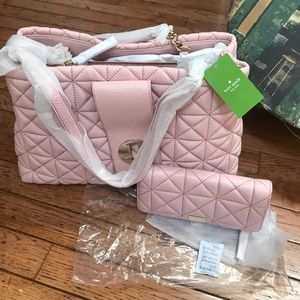 Kate Spade New York Whitaker Place Elena, Cipria: Bag & Wallet